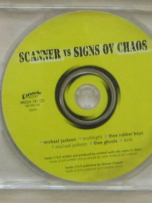 Scanner vs Signs of Chaos CD like new, electronic