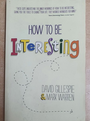 How to Be Interesting book used, English