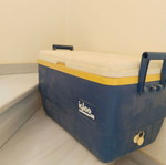 Portable cooler used, Igloo 48