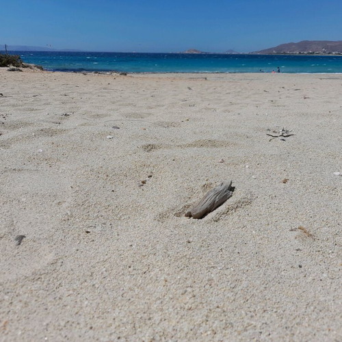 Pebble and wood artwork new, Naxian Summertime 2024 series