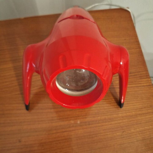 IKEA Sprida projector lamp designed by David Wahl in retro space age style