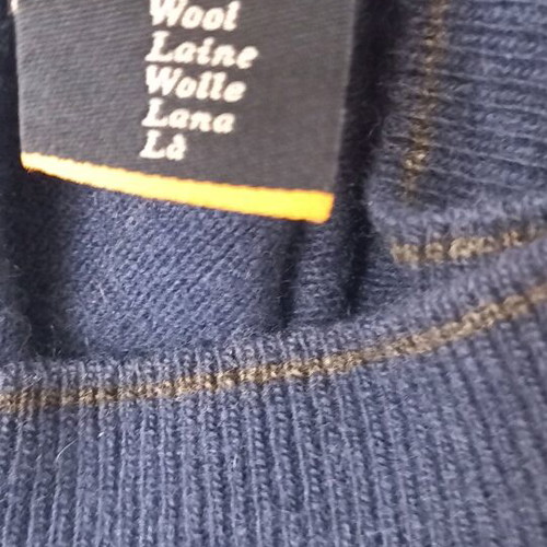 Harmont & Blaine wool sweater like new, gray and blue