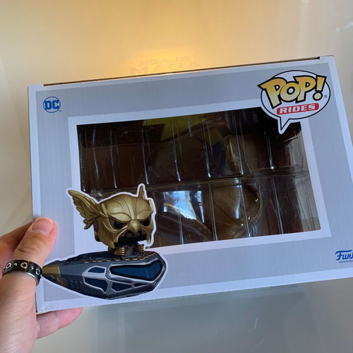 Funko POP! DC Black Adam Hawkman in Cruiser new