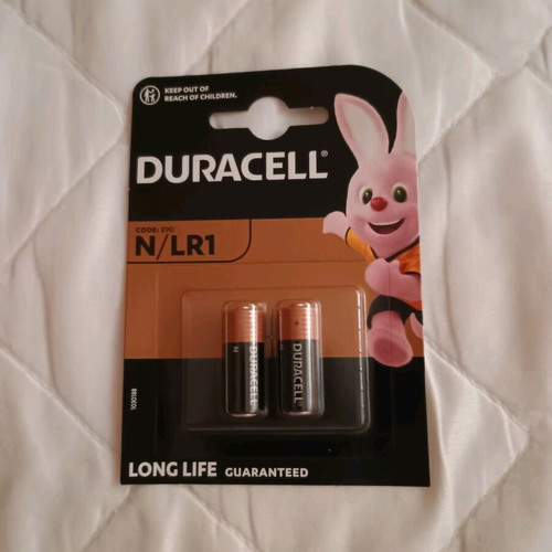 Duracell 1.5V N/LR1 batteries new
