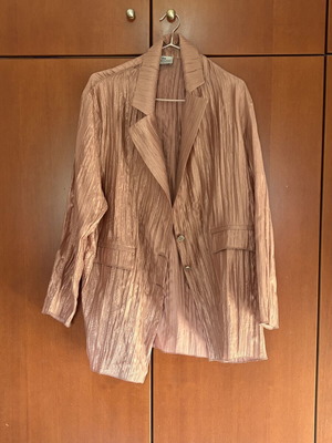 Nidodileda καλοκαιρινό blazer small, χρυσαφί, καινούργιο