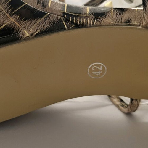 High Heels Crocodile Pattern 17cm Stiletto Sandals New