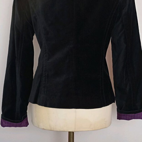 Caramella velvet jacket black, like new, sizes M, L