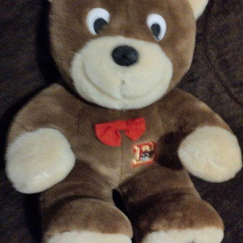 Vintage Story Telling Baby Bear plush toy used, interactive