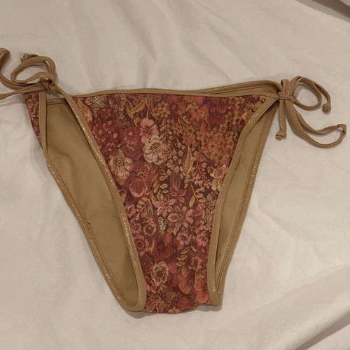 Vintage bikini bottom with gold details size M