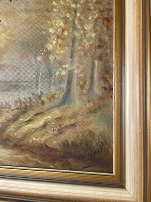 Oil painting on canvas 80x58 used