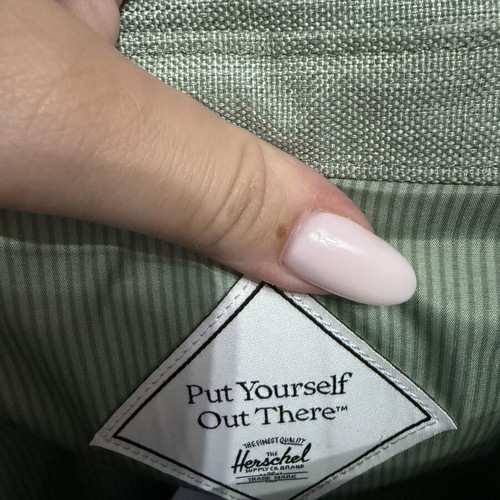 Herschel Mint Green Backpack like new