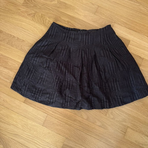 Reserved black mini skirt size 38 medium like new