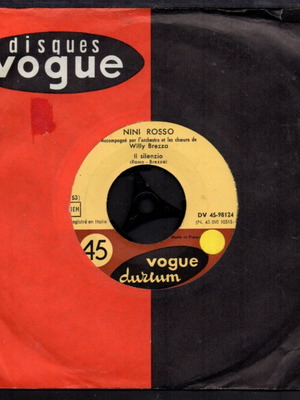 V-165 45 RPM vinyl Il Silenzio - Ho Bisogno Di Te, Nini Rosso used