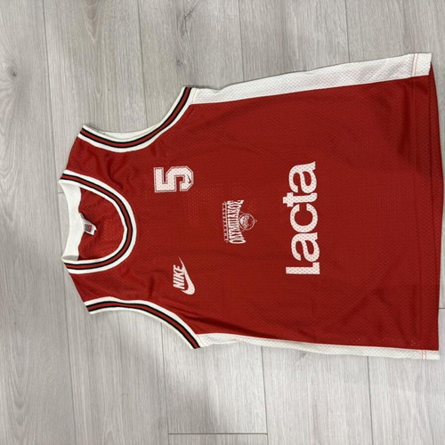 Vintage Olympiacos Basketball Jersey No 5 Sigalas Nike used