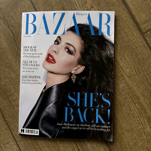 Harper's Bazaar UK Απρίλιος 2026 περιοδικό καινούργιο, με εξώφυλλο την Anne Hathaway