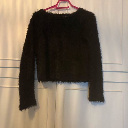 Bershka woolen sweater black like new, size L