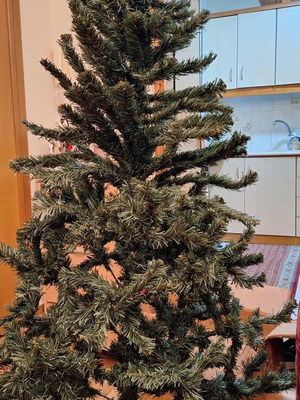 Christmas tree 1.50 m like new, 90 cm diameter