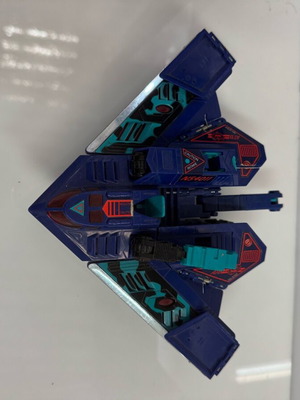Vintage G2 Dreadwing Hasbro Transformers Stealth Fight Jet used, with missing parts