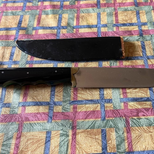 Traditional Cretan knife used