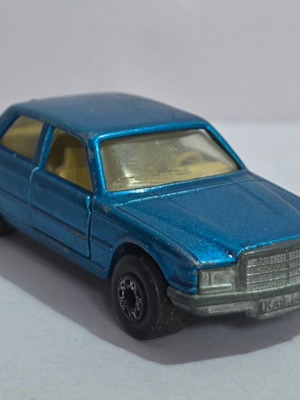 Matchbox Superfast Mercedes 450 SEL μεταχειρισμένο, μπλε χρώμα