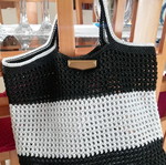 Handmade beach shoulder bag like new
