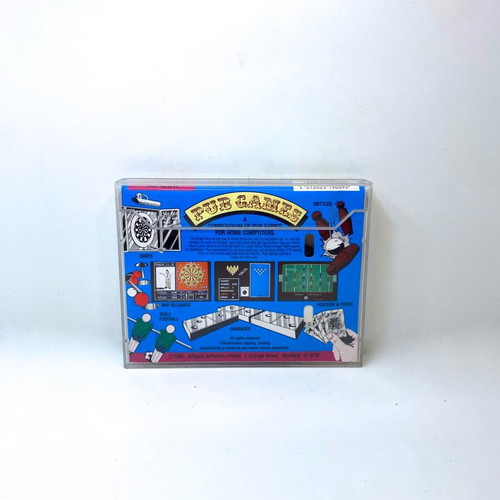 Pub Games tape cassette for Spectrum ZX used, complete in box