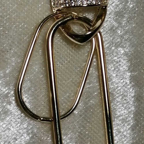 Unique earrings new in gold color