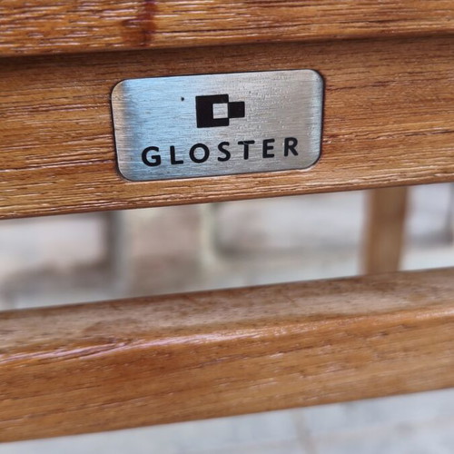Gloster set of 2 armchairs and table
