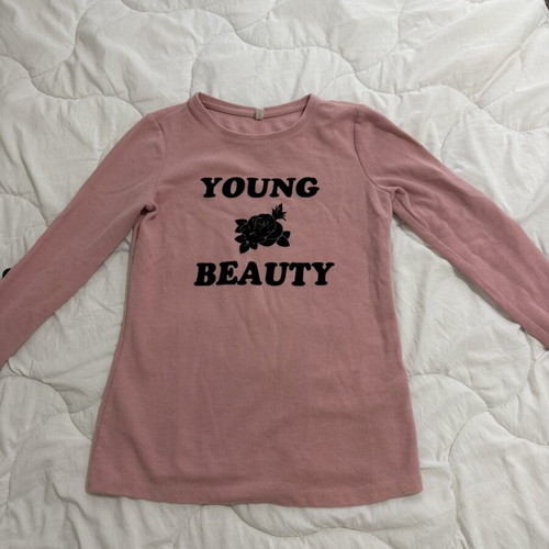 Abysse pink knitted blouse small like new