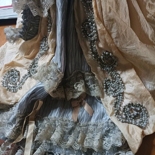 Vintage porcelain doll used