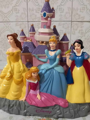 Disney Princess Bullyland handpainted piggy bank like new