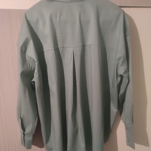 Women's long-sleeve shirt new, mint color, one size