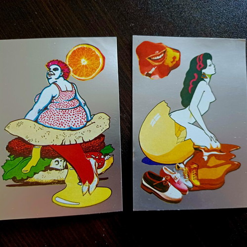 Panini figurine pop-art retro 80's set like new