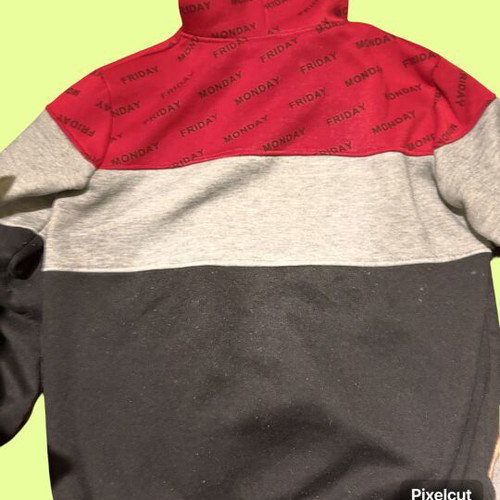 Men's hoodie, black, size XL