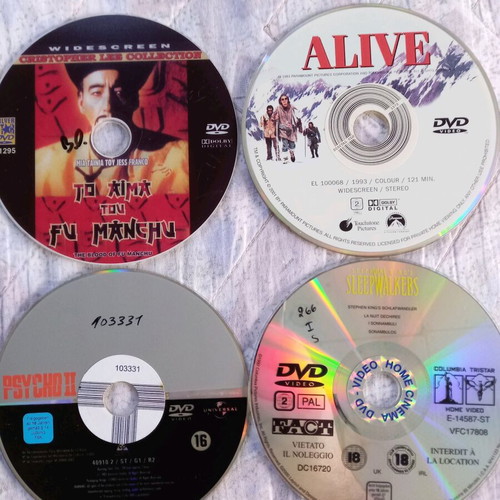 DVD pack of 35 old movies used with subtitles