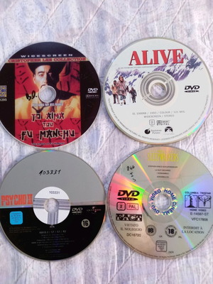 DVD pack of 35 old movies used with subtitles