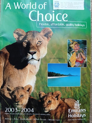 Hydra Travel 2003 catalog magazine used, hotels and destinations
