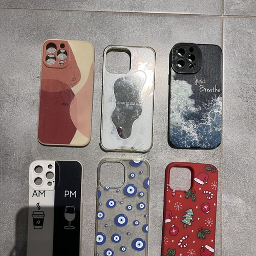 iPhone 13 Pro cases set of 6, like new