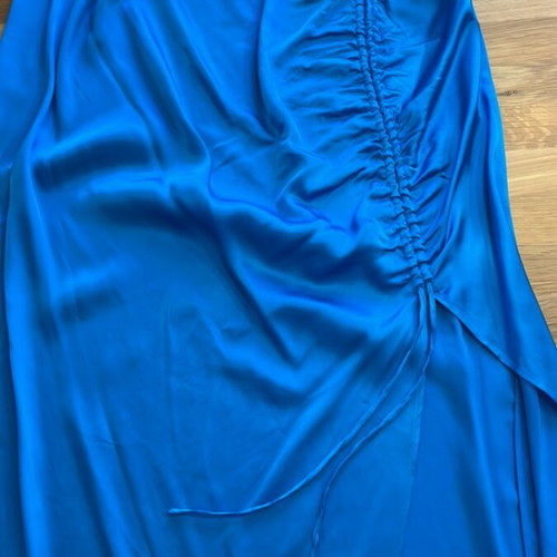 Massimo Dutti turquoise skirt new, viscose, size S, blue