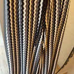 Silia D knit pants one size, like new, black and gray