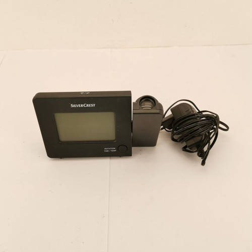 Time, temperature and date display device used