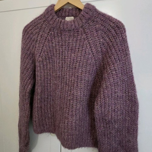 Alpaca H&M sweater purple like new size XS