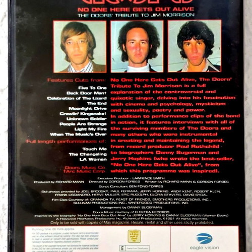 The Doors DVD new, Greek subtitles, tribute to Jim Morrison