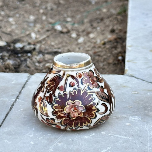 Handmade Ikaros Rhodes Ceramic Vase used, handpainted decorative