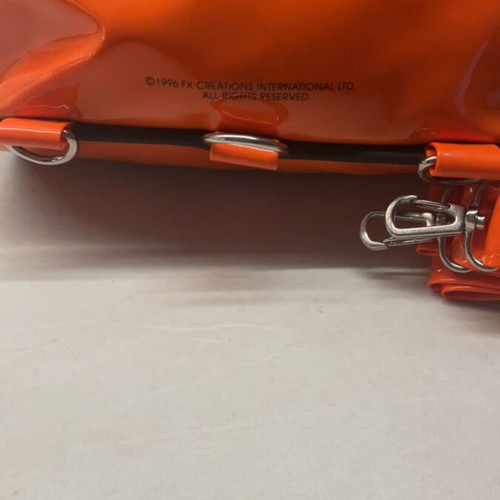 FX Creations Vintage Crossbody Bag 1996 New Black Orange
