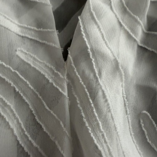 Donna Martha white see through blouse size S like new