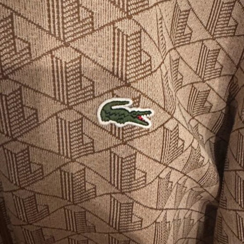 Lacoste Jacket large, like new, black and beige