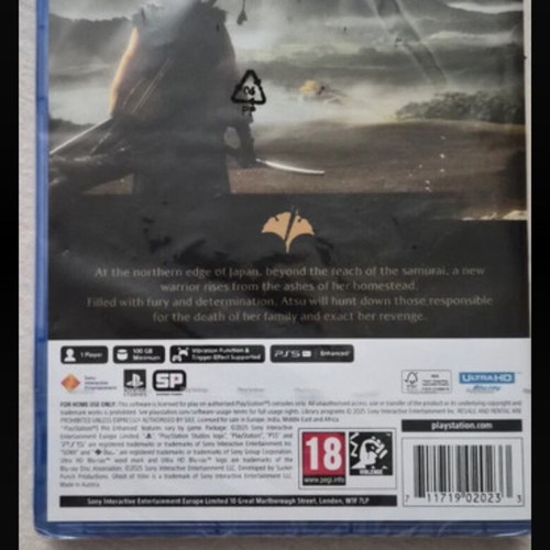 Ghost of Yotei PS5 game, sealed