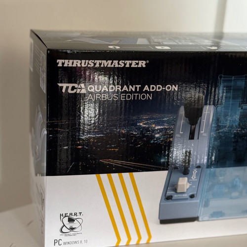 Thrustmaster TCA Captain X Pack Airbus Edition joystick and Quadrant add-on like new
