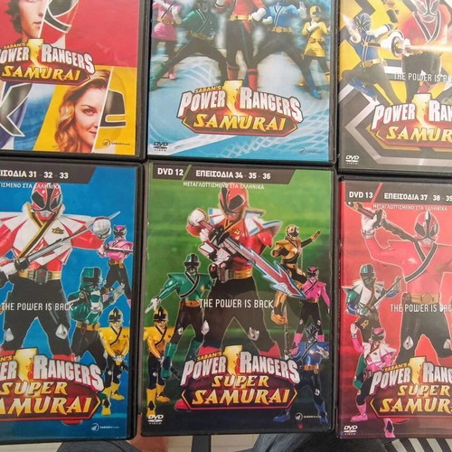 Power Rangers Super Samurai DVD complete series 44 episodes like new, dubbed